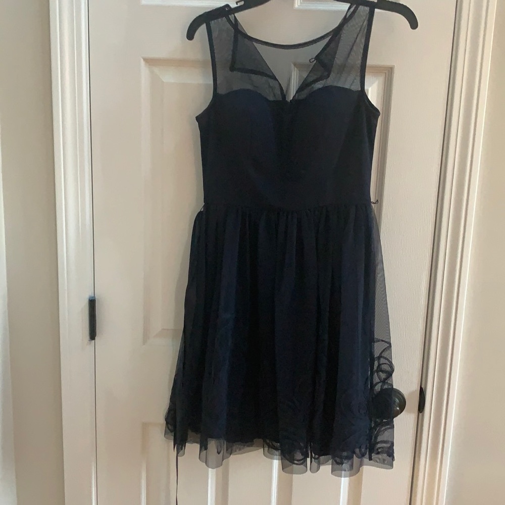 Navy blue dress